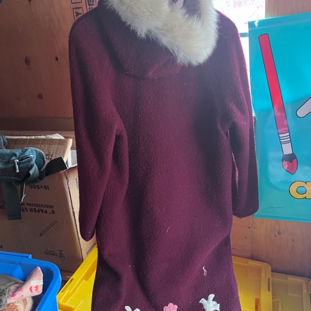 Handmade wool Parka - Picture 2 of 5